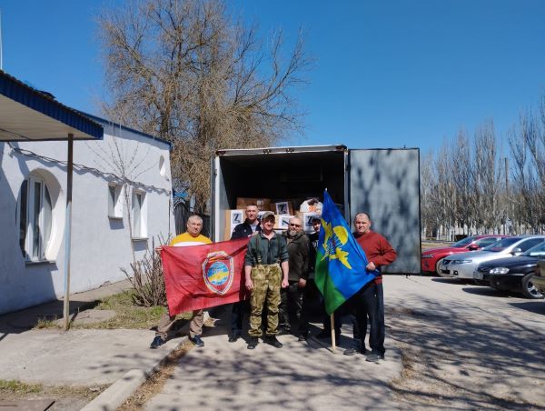 Вторая партия гуманитарной помощи из Усть-Лабинска передана российским военным