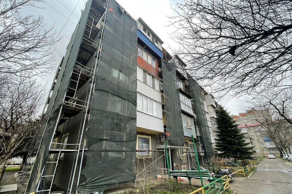 74 многоквартирных дома капитально ремонтируют на Кубани