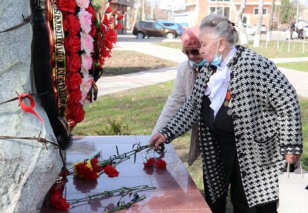 В Усть-Лабинске отметили День освобождения узников концлагерей