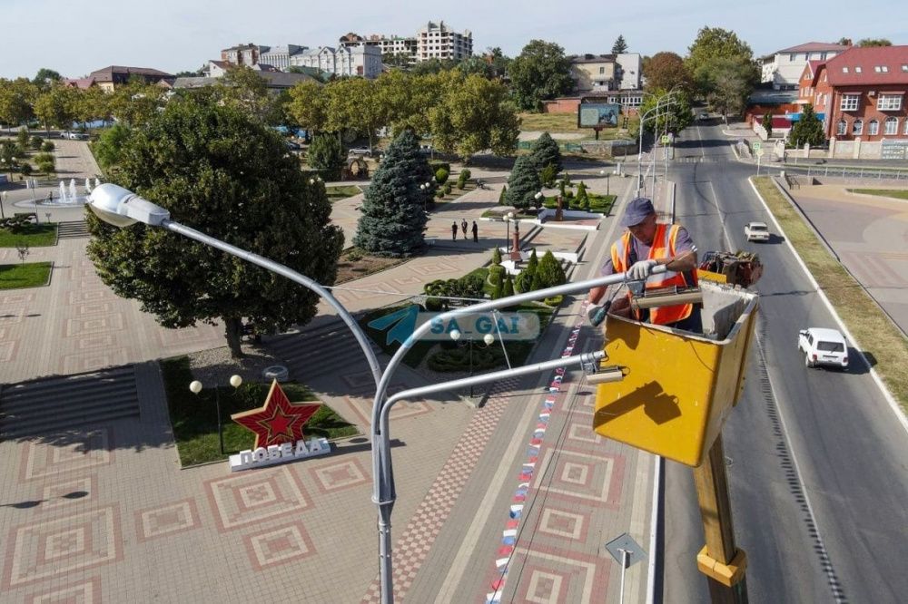 Все уличные фонари заменят в Усть-Лабинске