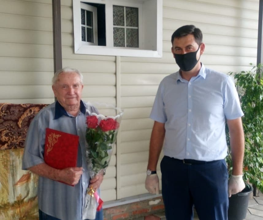 Ветеран ВОВ Василий Скачков из Усть-Лабинска отметил 95-летие
