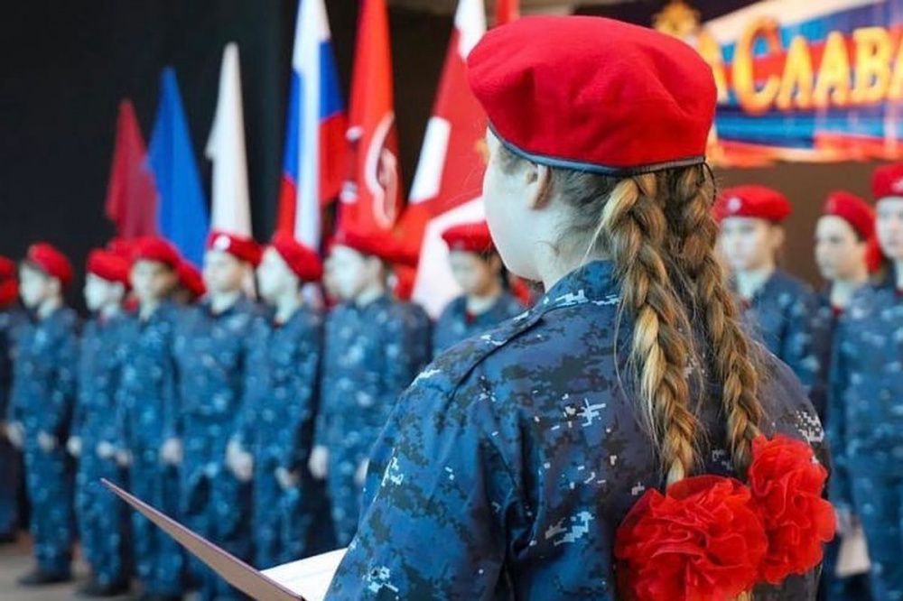 56 школьников посвятили в кадеты Росгвардии в Усть-Лабинске