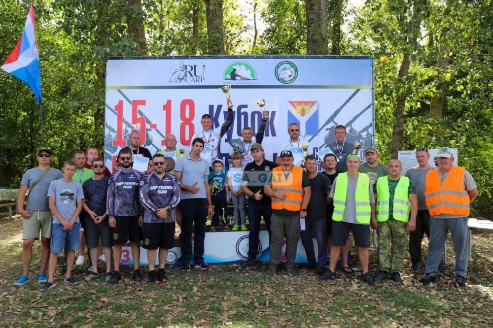 Турнир по ловле карпа завершился в Усть-Лабинске