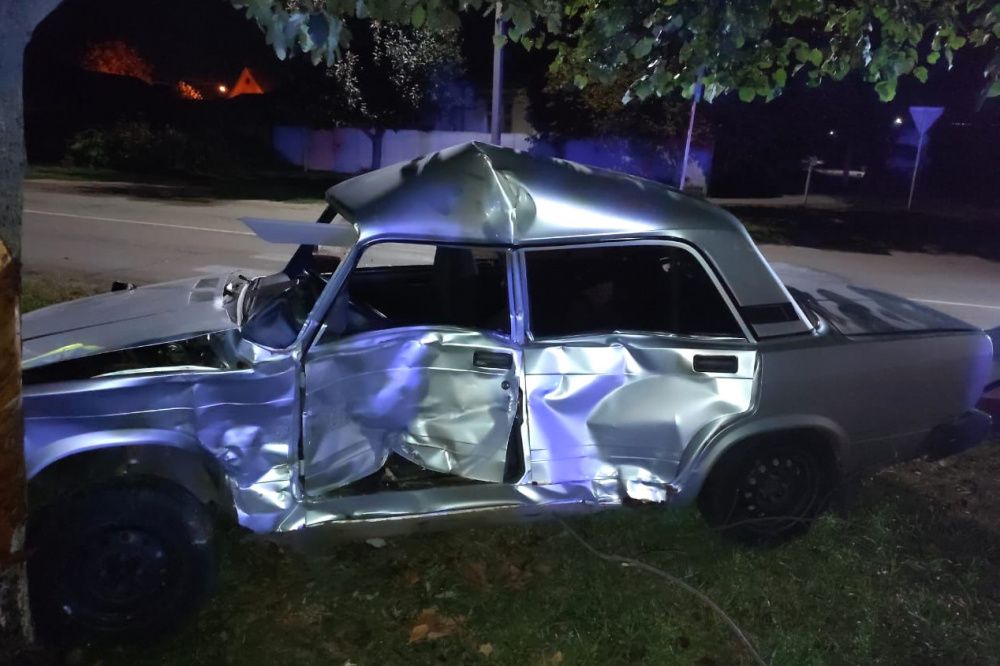 В аварии в Усть-Лабинске пострадали пять человек