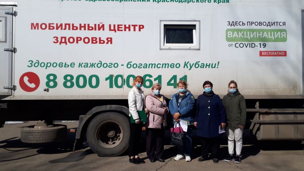 Сотрудники УСПК прошли бесплатный медосмотр в Мобильном центре здоровья
