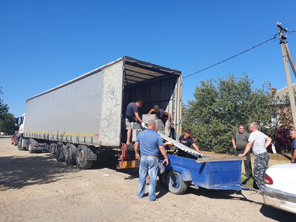 Завод газобетона помог жителям Некрасовской, пострадавшим от июньского града