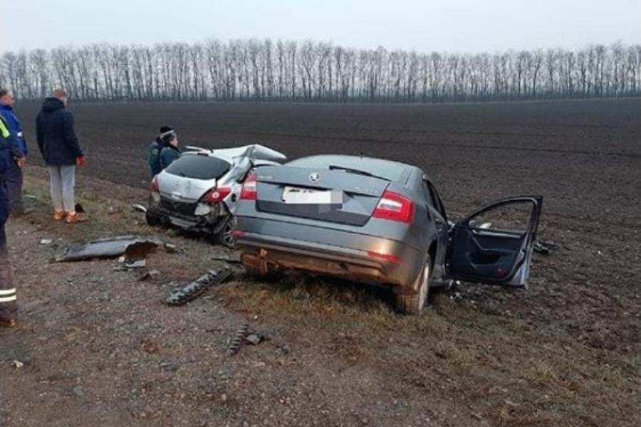 Лобовое ДТП произошло в Усть-Лабинском районе