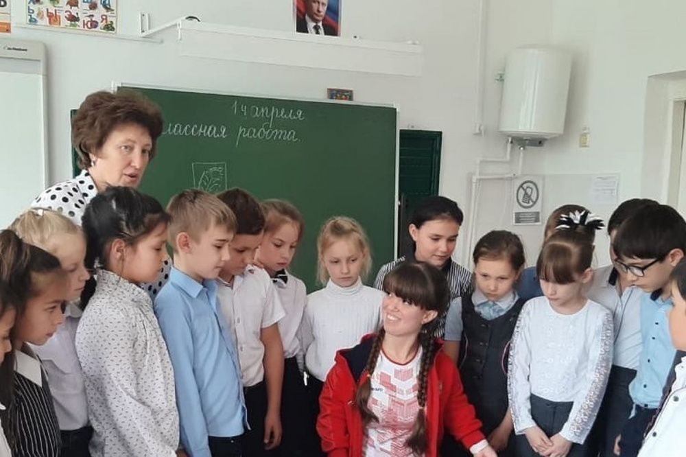 Усть-лабинские школьники встретились с чемпионкой России по пауэрлифтингу
