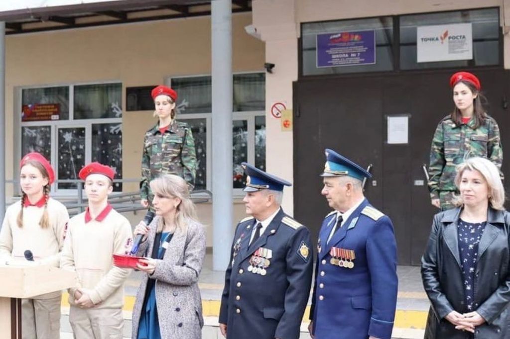 Церемония посвящения школьников состоялась в Усть-Лабинском районе.