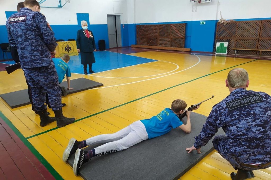 Спортивную игру «Зарница» организовали в школе Усть-Лабинска.
