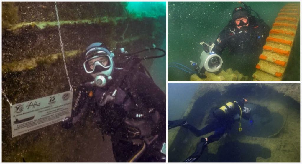 Мемориальное погружение на дно Азовского моря