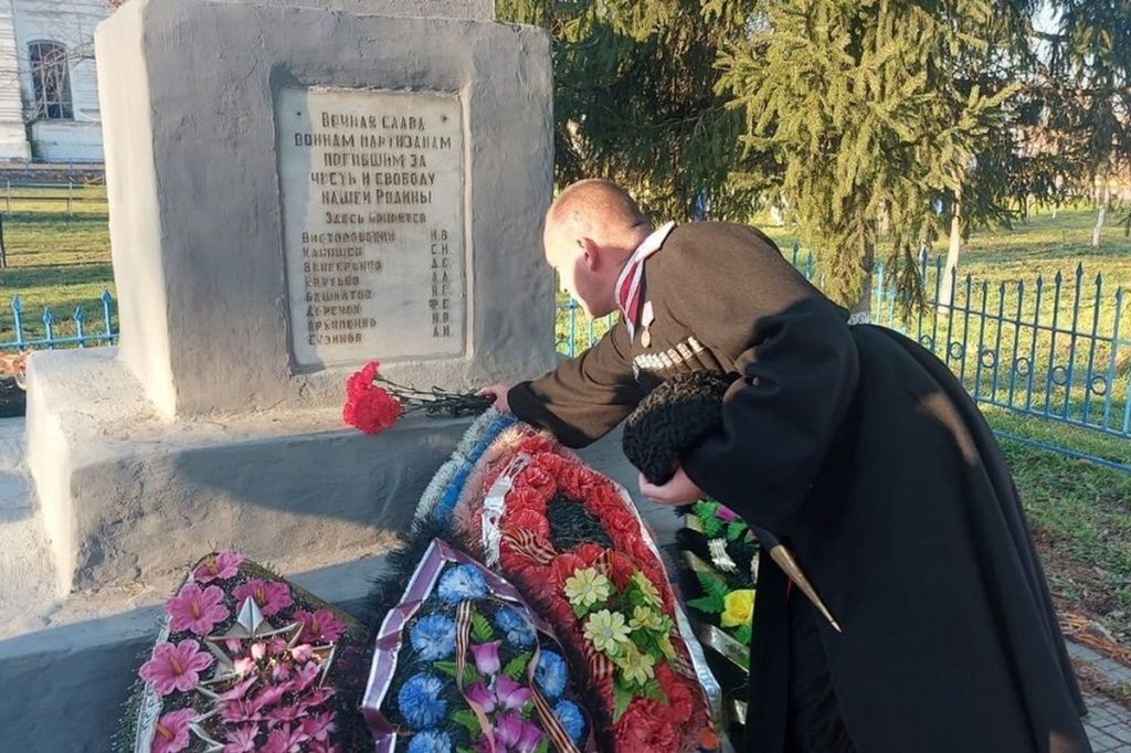 Память погибших воинов почтили в станице Некрасовской.