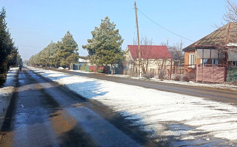 дорога на улице Демьяна Бедного в Усть-Лабинске