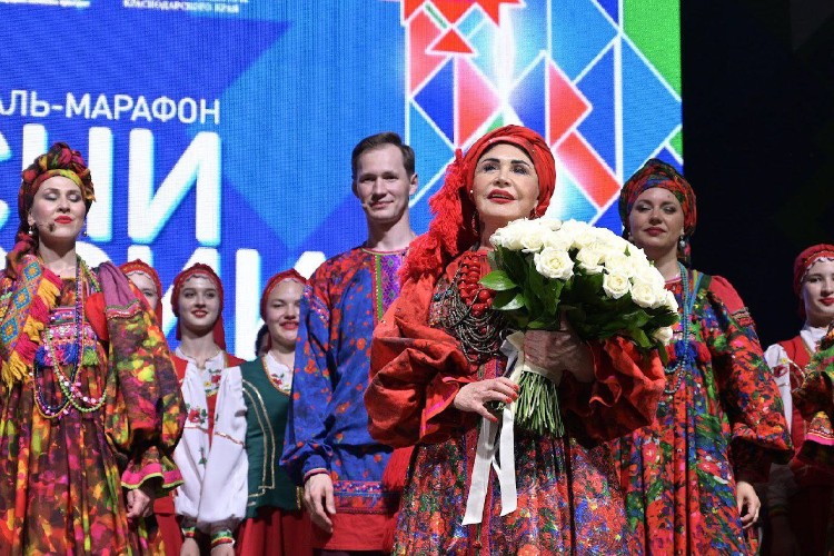 Надежда Бабкина в Усть-Лабинске, 2023 год