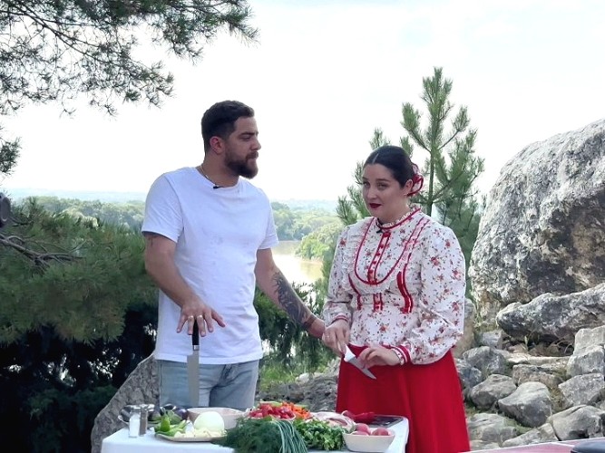 Александр Пушков и усть-лабинская казачка Мария