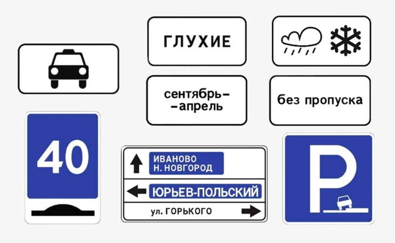Дорожные знаки