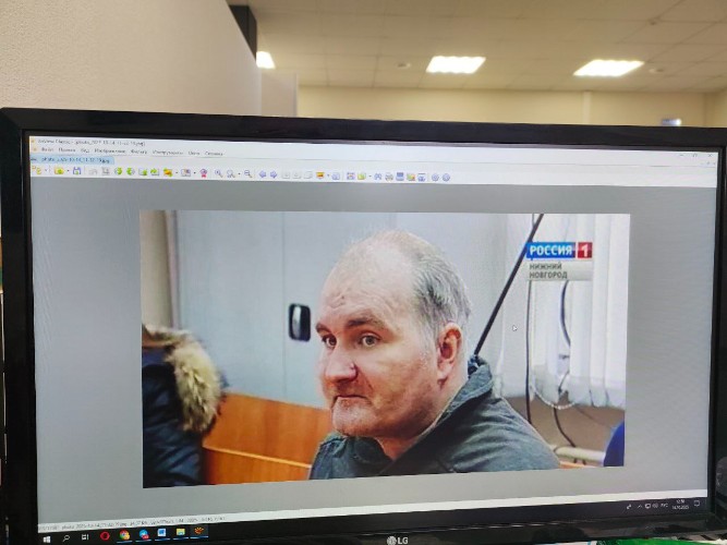 Москвин в зале суда