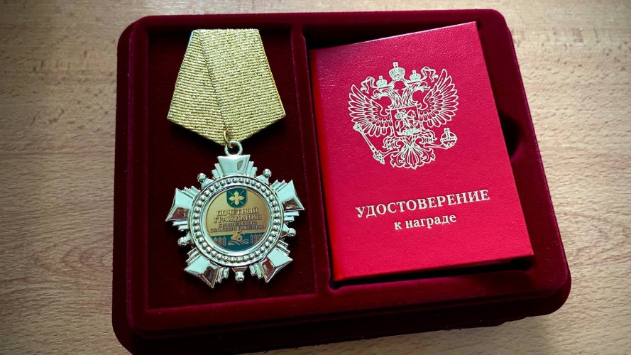 Награда «Почётный гражданин Кирпильского сельского поселения».