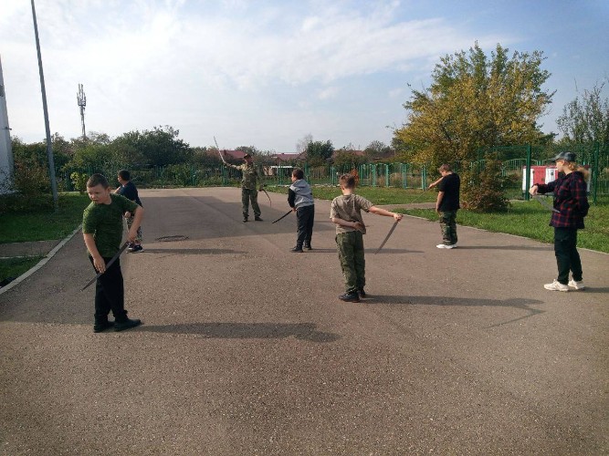 Занятия по фланкировке