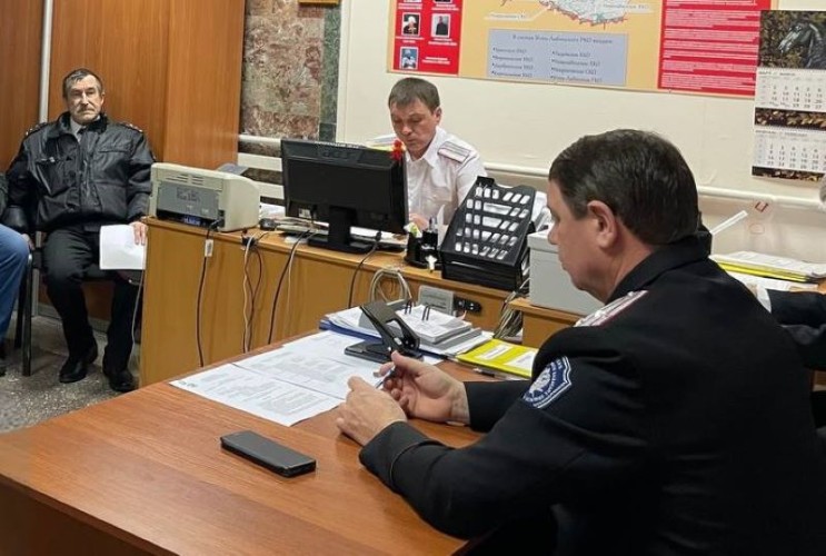 Атаман Усть-Лабинского РКО Виктор Васильченко